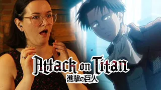 FIRST TIME ANIME WATCHER | ATTACK ON TITAN 1X14 'Can't Look into His Eyes Yet ' - REACTION