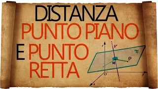 Distanza Punto Retta nello Spazio e Distanza Punto Piano - Piani in Forma Parametrica