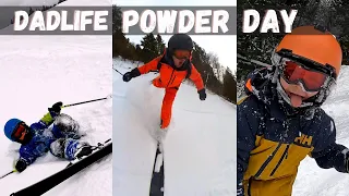 Skiing Powder Is A Dream | Skiing with Kids