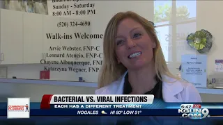 Bacterial versus viral infections