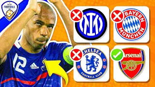 GUESS THE CLUBS WHERE THE PLAYER PLAYED - LEGENDS EDITION | FOOTBALL QUIZ 2024