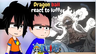 Dragon Ball React To Luffy || One Piece || Gacha React