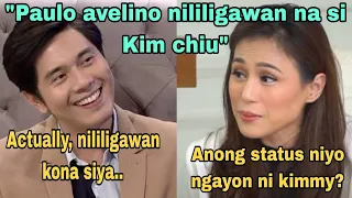 omg!😱 Kim chiu pumayag na ligawan ni paulo avelino.