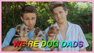 we're dog dads! | gay couple | Linc and Canyon