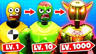 Destroying LEVEL 1 VS LEVEL 1000 ZOMBIE DUMMIES In VR (Funny Rage Room VR Gameplay)