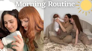 REALISTIC MORNING ROUTINE WITH A BABY | 10 weeks old