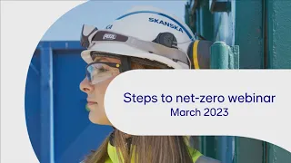 Steps to net-zero webinar – March 2023