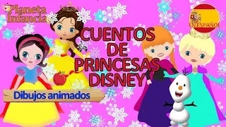 CUENTOS CORTOS DE PRINCESAS DISNEY. FROZEN cuento ELSA Y ANA, LA BELLA Y LA BESTIA, BLANCANIEVES.