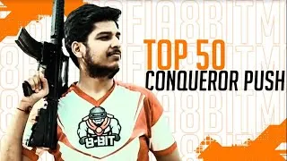 Top 30 Conqueror Live || Rank 42 || 6900 points || PUBG Mobile Live || 8bitMafia Live Push ||