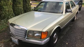 Meet Fritz a 1980 Euro W126 280SE Mercedes Green Sedan