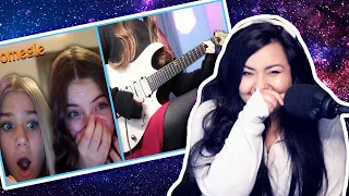 GIGGLE WARNING || Playing Guitar on Omegle but I Pretend I'm a Girl