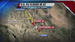 Head-on collision in U.S. 93 in western Arizona kills 2