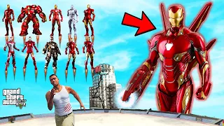 i Found Super GIANT IRON MAN & 20 IRONMANs in GTA 5 ! GTA V GAMEPLAY