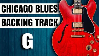 CHICAGO BLUES Guitar Backing track // Key Of G // Freddy King Style