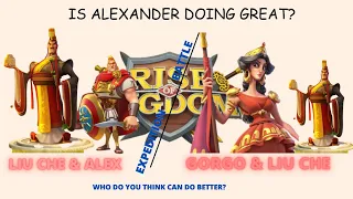 Alexander the great Still good | Rise of kingdoms 2024 meta| Infantry Pairs | Liu Che and Alex