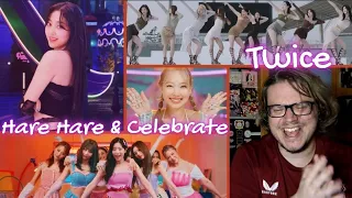 TWICE - HARE HARE + CELEBRATE FIRST TIME MV REACTION | Best Japanese Twice Song?!