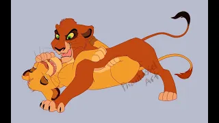 Mufasa and Scar SPEEDPAINT