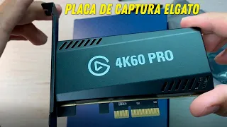 PLACA DE CAPTURA ELGATO 4K60 PRO #UNBOXING | NOVA PLACA DE CAPTURA DO CANAL PACHECO GAMES