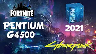 Gaming with a Pentium G4500 in 2021!