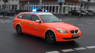 RTW 3 + ABC ERKUNDER FW 3 + KDOW A-DIENST + NEF 1 FW 1 FEUERWEHR BONN (HD)