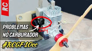 Motor RCGF 10cc Carburador DIFÍCIL de AFINAR #aeromodelismo