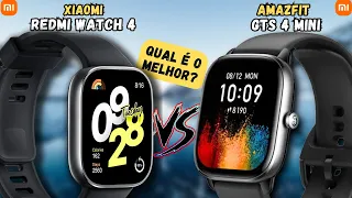 Xiaomi Redmi Watch 4 vs Amazfit GTS 4 Mini | Comparativo e Preço