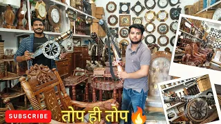 HANDMADE CRAFT 🔥 NATIONAL HANDICRAFTS | SAHARANPUR FURNITURE MARKET | WOODEN HANDICRAFT ITEMS