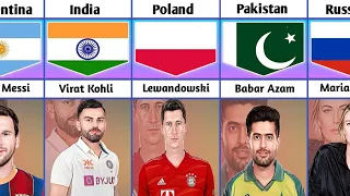 Best Athlete's From Different Countries