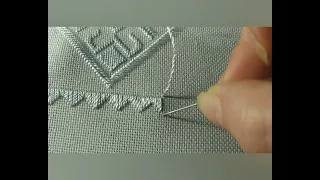 Як закріпити шовкові нитки на початку та наприкінці роботи./Hand embroidery/