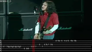 RHCP - Scar Tissue, solos live Shoreline Amphitheatre 1999 - John Frusciante - TABS