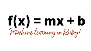 Forecasting the Future: Intro to Machine Learning in Ruby (RailsConf 2023)