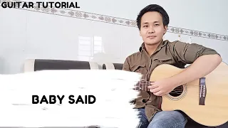 Måneskin - BABY SAID | Guitar Tutorial