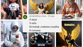 Asmr friends name dpz/best friends name dpz#Dpz#Aqsa#safa#mehak