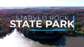Starved Rock State Park, Illinois - In seasons | 4K drone, GoPro and time lapse