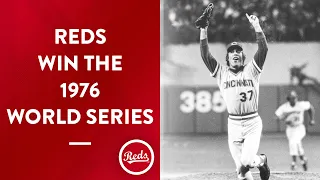 Reds sweep the Yankees to win the 1976 World Series