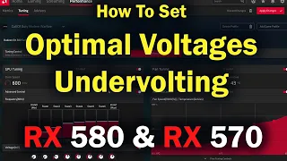 How to Undervolt RX 570 RX 580 Stable Voltages EXPLAINED - Lower Temps - How to Fix Overheating GPU