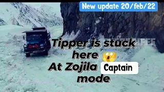 New update today /20/feb/22/road clearance at (CAPTAIN MODE)#zojilapass #sonamarg  SIDE #syedbaifff