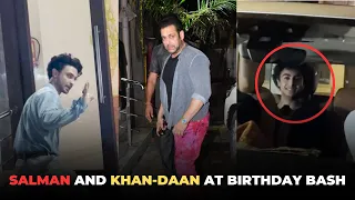 Salman, Arhaan And Others At Arbaaz Khan's Birthday Bash | Must Watch