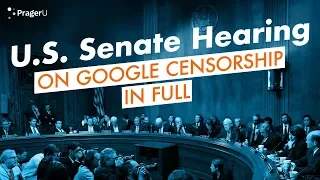 Dennis Prager and Google VP Testify Before the U.S. Senate on Tech Censorship | Speeches and Events