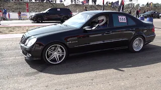 Mercedes E55 AMG vs BMW X5 50i G05 - Drag Race