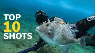 Top 10 Spearfishing shots and moments of 2021 - Episode 47