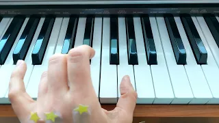 2 урок | Разучиваем левую ручку - аккомпонимент | Second lesson | Twinkle Twinkle little star