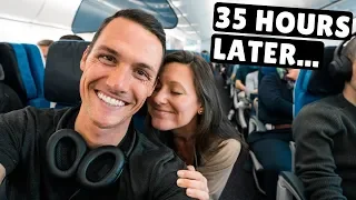 Flying from Denmark to Mexico (we need a break)