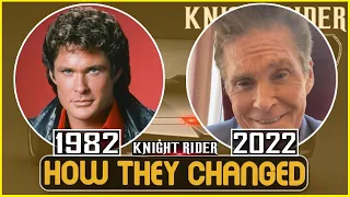 KNIGHT RIDER (TV Series) 1982 Cast THEN AND NOW 2022 How They Changed