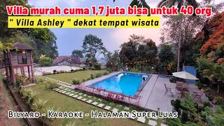 VILLA MURAH 1 JTAN KAPASITAS BESAR | Villa Ashley Dekat Curug Cilember Puncak Bogor