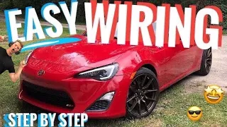 FRS VLAND HEADLIGHT INSTALL! EASY Step By Step |  How To Wire Headlights To Scion FRS! | MUST WATCH!