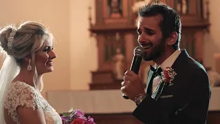 Noivo e padrinhos cantam Aleluia - Casamento Rafa e Sami 12.02.2022