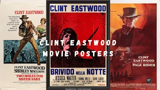 Clint Eastwood movie poster, Clint Eastwood American film actor movie posters