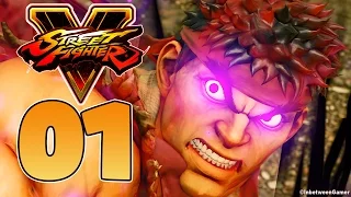 Street Fighter 5 - Cinematic Story Mode 'A Shadow Falls' Walkthrough Part 1 - Disaster