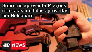 STF suspende discussão sobre decreto de armas de Bolsonaro